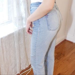Light denim jeans